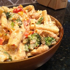 Confetti Chicken Pasta