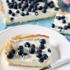 Blueberry & Lemon Curd Cream Tart