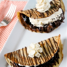 Black Forest Crepes with Nutella