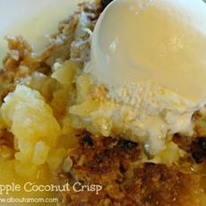 Pineapple Coconut Crisp Dessert