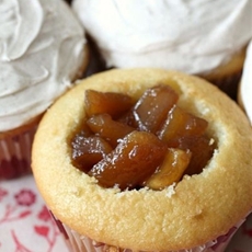 Apple pie cupcakes