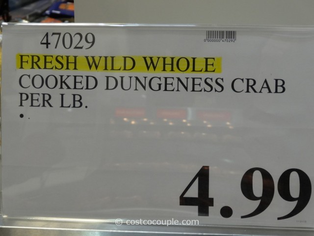 Fresh Wild Whole Cooked Dungeness Crab Costco 1