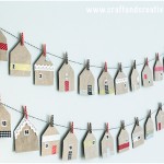 House shaped favor bags - by Craft & Creativity