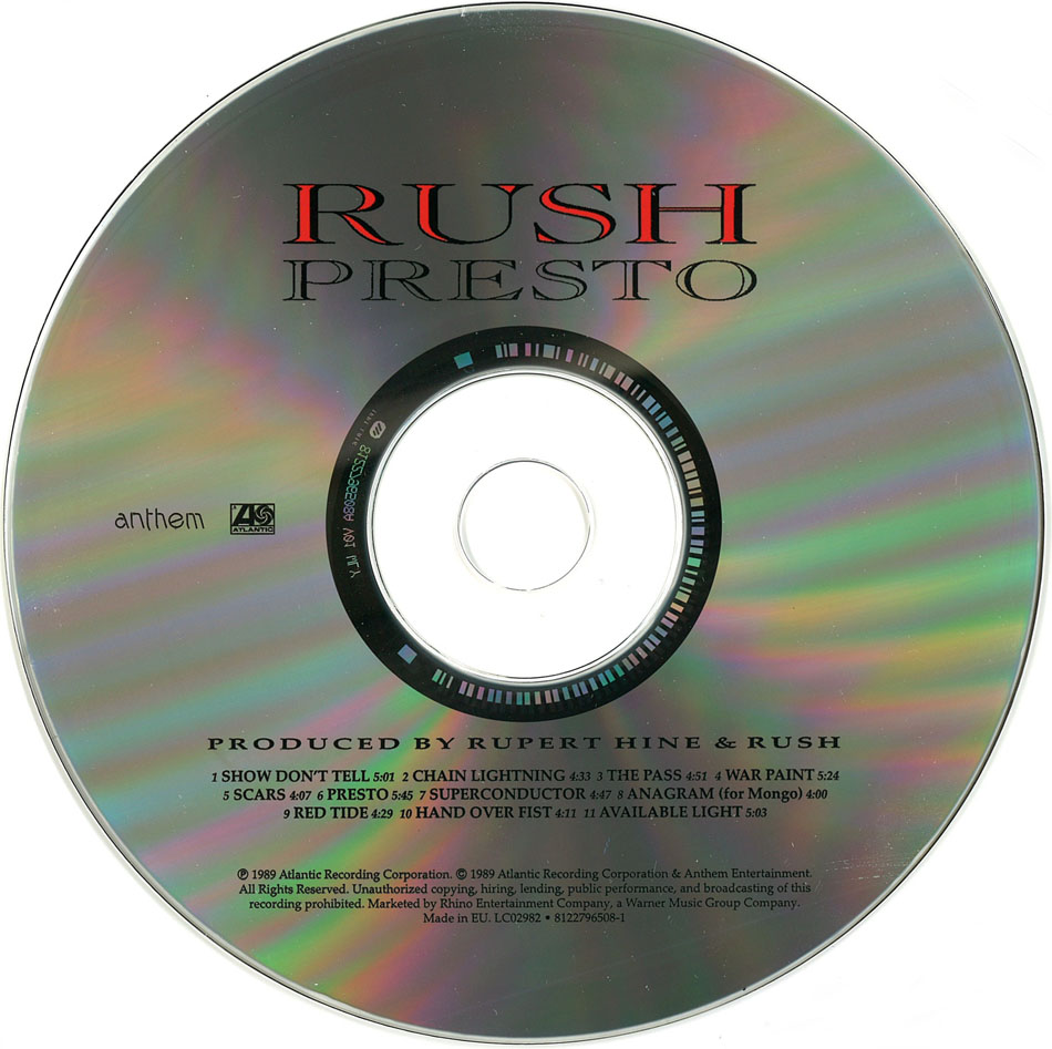 Rush: Presto