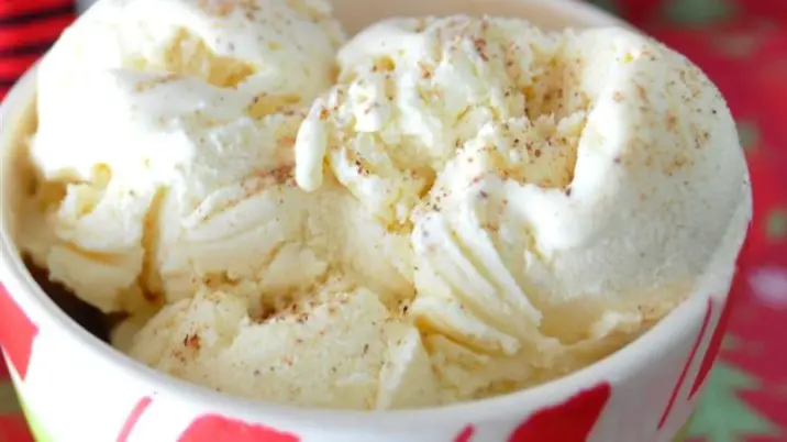 Eggnog Ice Cream