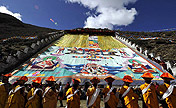 Thangka Festival held in Tibet