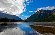 Nyang River in Nyingchi Prefecture,Tibet