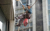 Hard working people under the sweltering sun
