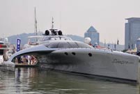 World's most amazing yacht on display in Guangzhou
