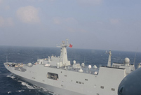 PLA navy conducts landing drills in South China Sea 
