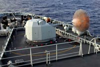 Chinese ship formation conducts live fire training in West Pacific