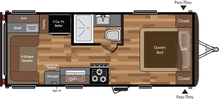 20 foot travel trailer floor plans Viewfloor.co