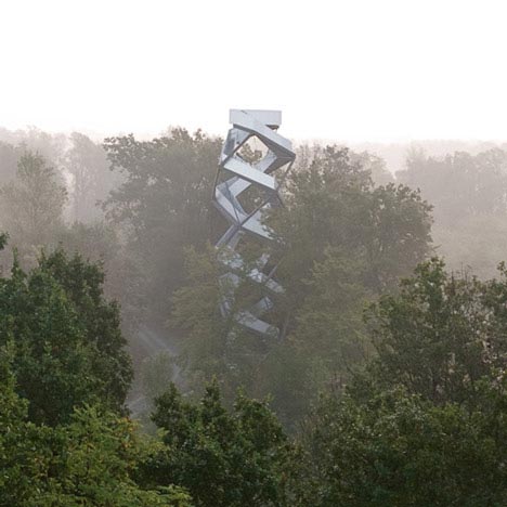 Observation Tower on the River Mur by terrain:loenhart&mayr