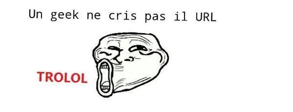 Un geek ne cris pas