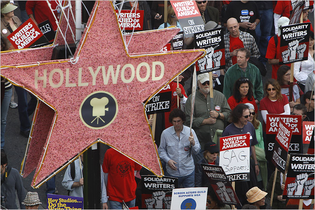 Laugh Lines in the Hollywood Strike