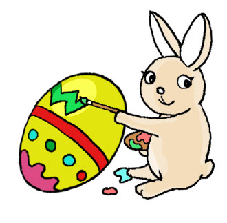 easter bunny clipart