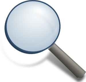 magnifying glass clipart