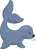 Sea Lion Clip Art