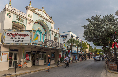 Duval Street, the main street in Key West