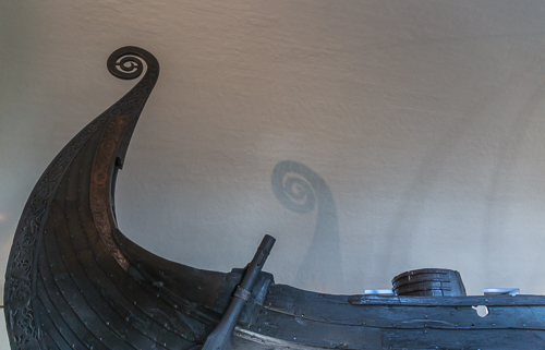 The Viking Ship Museum - loved the shadows