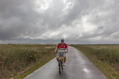 Cycling at Shark Vally in Everglades National Park