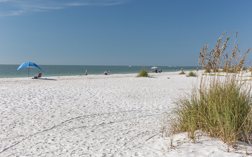 The beach at Lovers Key State Park