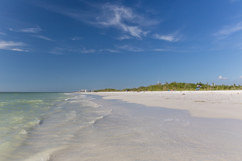 Such a pretty beach... I went swimming and saw dolphins nearby!