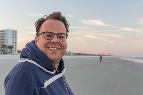 Michiel on New Smyrna Beach