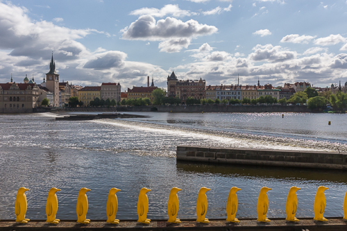 I loved these penguins in front of the Kampa museum!