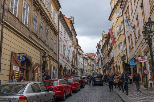 A typical street near the castle