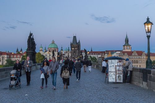 Evening on the Charles Bridge