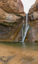 Calf Creek Falls - beautiful! People were swimming in the lake underneath