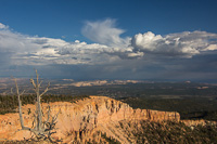 Wide views and impressive clouds