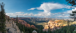 Paul took a panorama with the cloud and the view