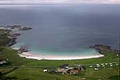 Beautiful sandy beach seen from Hoven