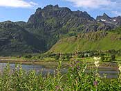 Raftsund, where we put the boat in the water