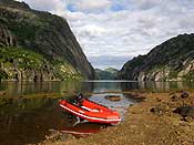 Our boat in Trollfjord