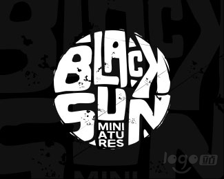 Black Sun Miniatures字体设计欣赏