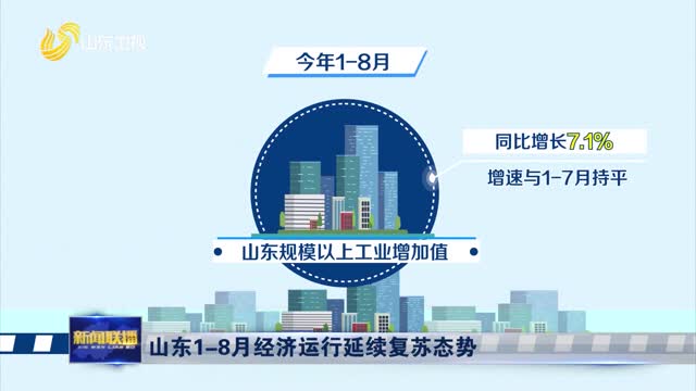 å±±ä¸œ1-8æœˆç»æµŽè¿è¡Œå»¶ç»­å¤è‹æ€åŠ¿