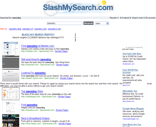 worst search results page ever