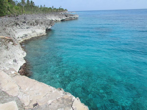 Côté sud de l'île.