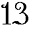 13