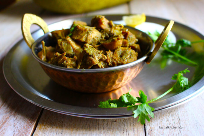 jackfruit curry or jackfruit masala or fanas curry or fanas subji or fanasachi bhaji