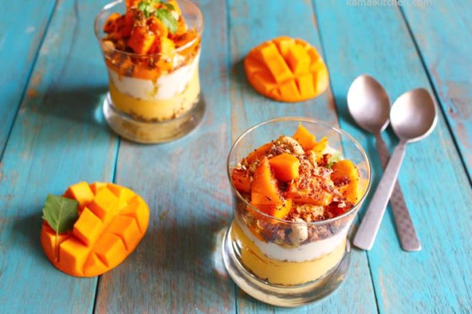 mango yogurt parfait