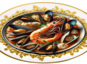 Assiette de bouillabaisse. 