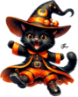 Tubes Halloween - animaux CHAT PNG