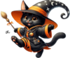 Tubes Halloween - animaux CHAT PNG