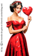 AI - Tube femme png - Amour Love Saint Valentin