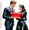 AI - Tube Couple png - Amour Love Saint Valentin