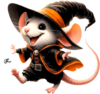 Tubes Halloween - animaux SOURIS PNG